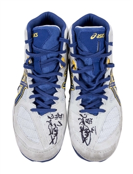 Juan Manuel Lopez Autographed ASICS Boxing Shoes (Lopez LOA) 